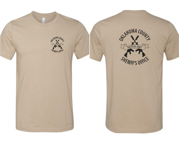 OK County Tac Team - Tan Tee