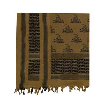 GADSDEN SNAKE SHEMAGH TACTICAL DESERT SCARF (Coyote Brown)