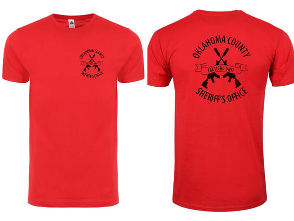 OK County Tac Team - Red Tee
