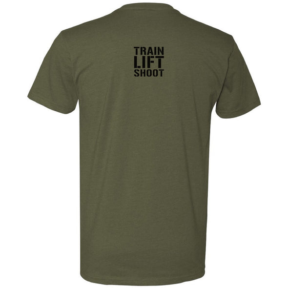 Luck Favors the Prepared - (OD green) - Men's T-Shirt