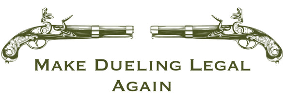 Make Dueling Legal Again (Tan/OD) - Men's T-Shirt