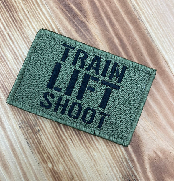 Train Lift Shoot Morale Patch (OD Green)