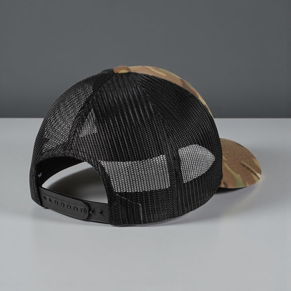 Multi-cam Pie Skills Adjustable SnapBack Hat (Multicam/Black)