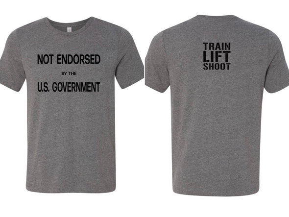 Not Endorsed by the US Govt - (Grey) - Men's T-Shirt