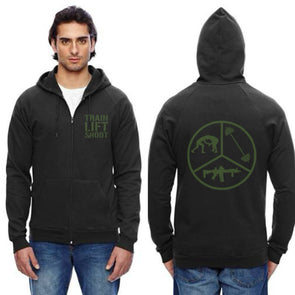 TLS - Pie Skills - Heavy Blend Zip Hoodie (Black) Men’s & Women’s