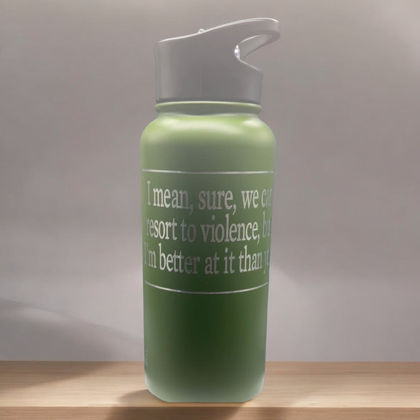 Resort to Violence 32 oz Insulated Water Bottle