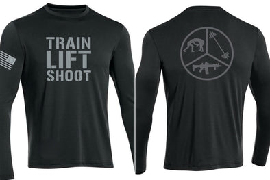 TLS Pie Skills - DriFit Longsleeve Training Shirt (Black)- Men's & Women's