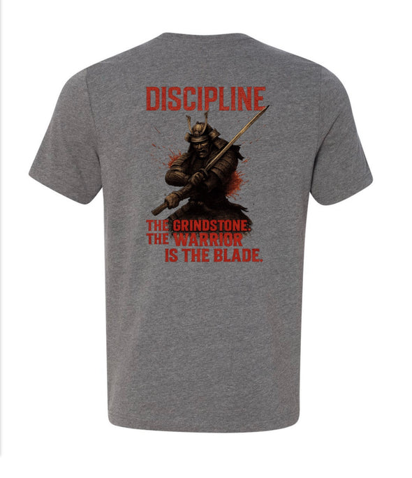 Samurai Discipline (Grey) - Men's T-Shirt