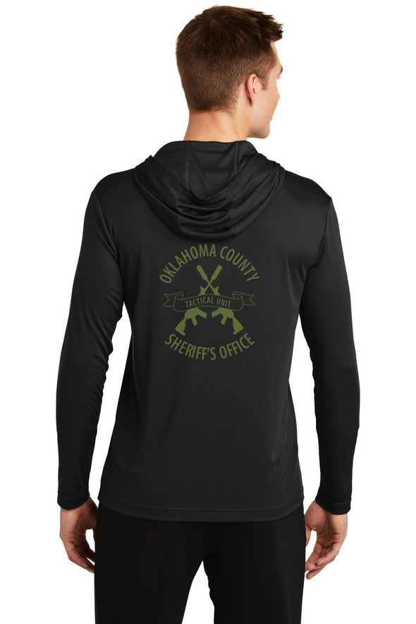 OK County Tac Team - (Black) Long-sleeve Drifit Hoodie