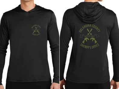 OK County Tac Team - (Black) Long-sleeve Drifit Hoodie