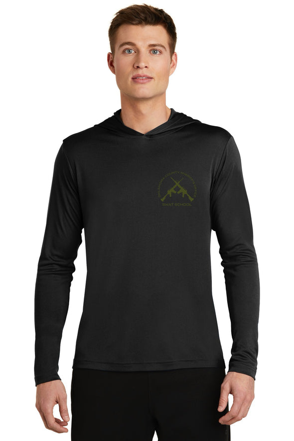 SWAT SCHOOL - (Black) Long-sleeve Drifit Hoodie