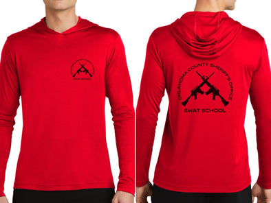 SWAT SCHOOL - Instructors only - (Red) Long-sleeve Drifit Hoodie