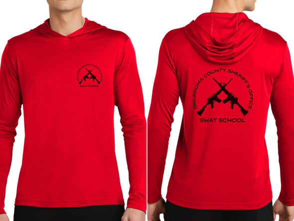 SWAT SCHOOL - Instructors only - (Red) Long-sleeve Drifit Hoodie