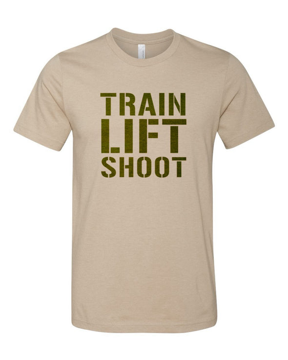 Make Dueling Legal Again (Tan/OD) - Men's T-Shirt