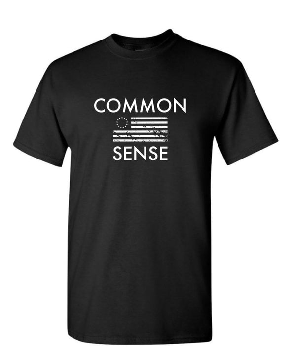 Common Sense - (Black/White) - Men's T-shirt