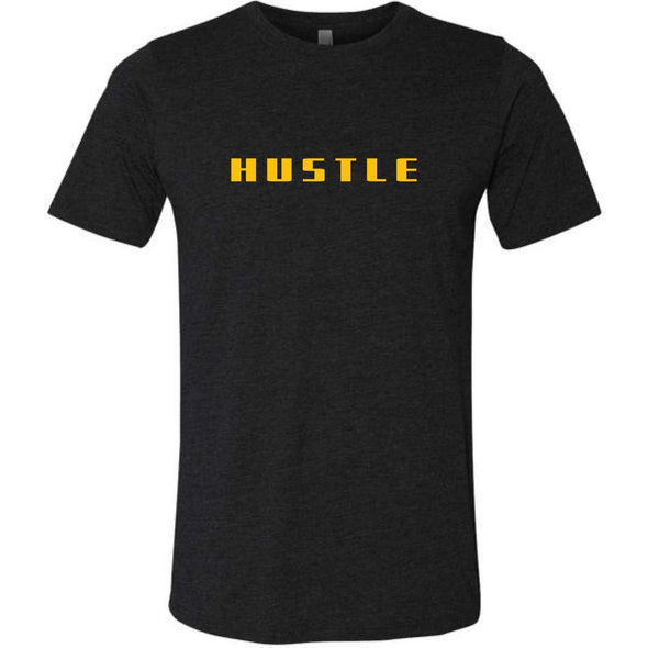 HUSTLE - (Black/Gold) - Men's T-Shirt
