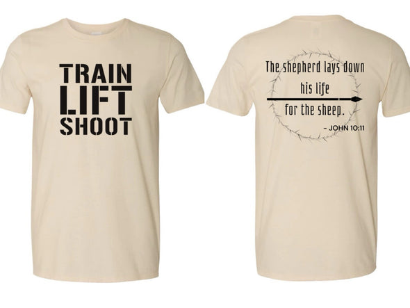 Shepherd John 10:11 - (Tan) - Men's T-Shirt