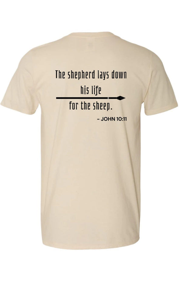 Shepherd John 10:11 - (Tan) - Men's T-Shirt