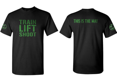 St. Paddy's Day - This is The Way T-Shirt (Black/Green) Men's & Women's