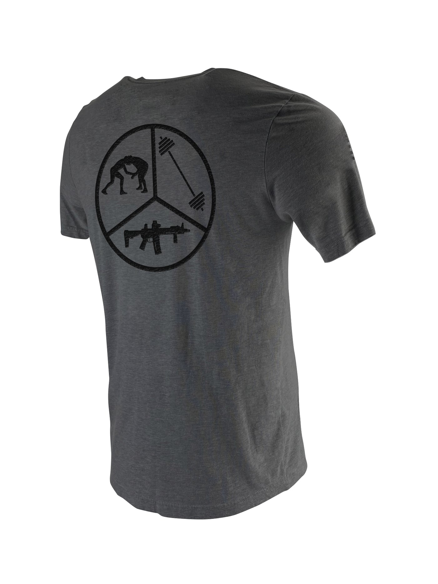 Train Lift Pie - T-Shirt (Grey) Men\'s Skills Shoot