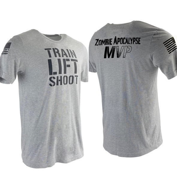 TLS - Zombie Apocalypse MVP (Grey) Men’s T-Shirt