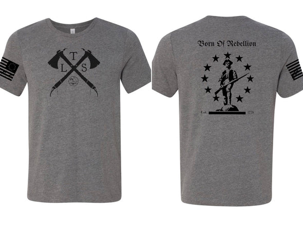 Tomahawk Born Of Rebellion (Grey) Men’s T-Shirt