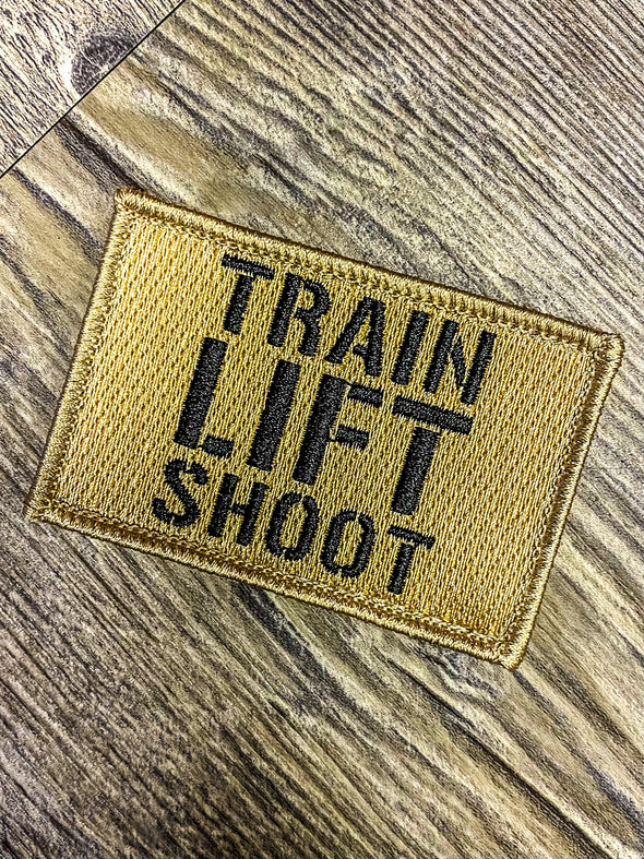 Train Lift Shoot Morale Patch (Tan)
