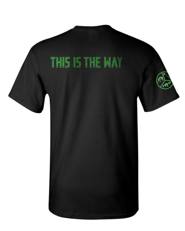 St. Paddy's Day - This is The Way T-Shirt (Black/Green) Men's & Women's